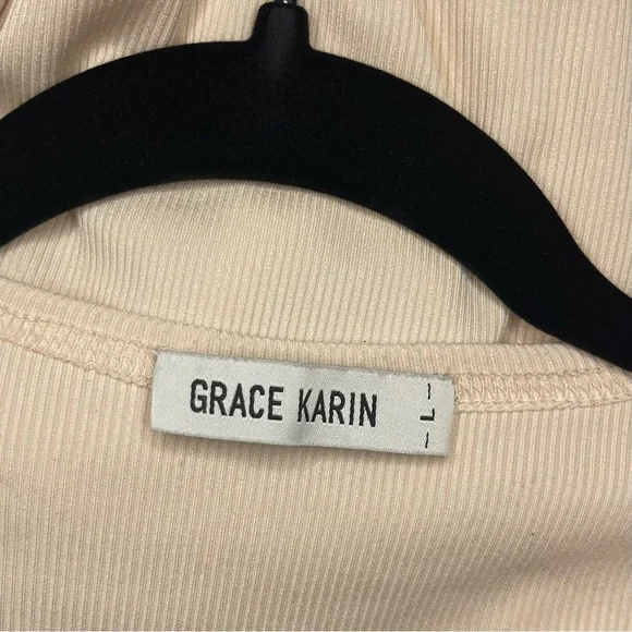 Grace Karin Long Sleeve Duster Length Open Front Pink Cardigan with Pockets - Picture 5 of 7